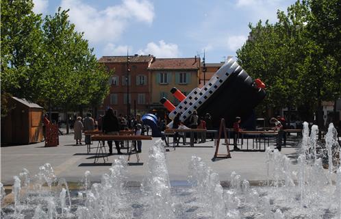 Un toboggan façon Titanic...