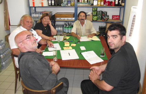 Les inscriptions étaient centralisées à la Boule du Kiosque. A midi, on connaissait le nombre d'inscrits sur les 4 secteurs, 204.