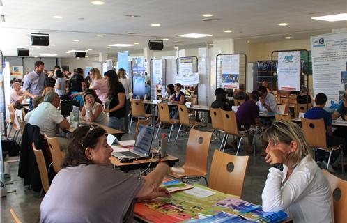 Il y avait vraiment foule de jeunes pour ce Forum de l'alternance, de l'apprentissage et du premier emploi qui s'est tenu salle Scarantino.