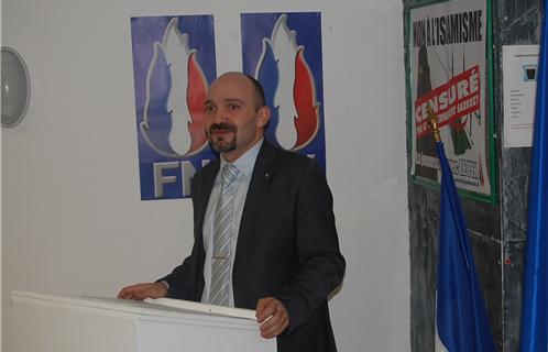 Frédéric Boccaletti, responsable du FN en région PACA, candidat à Six-Fours