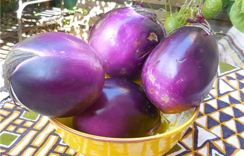 Des légumes de saison produits localement.