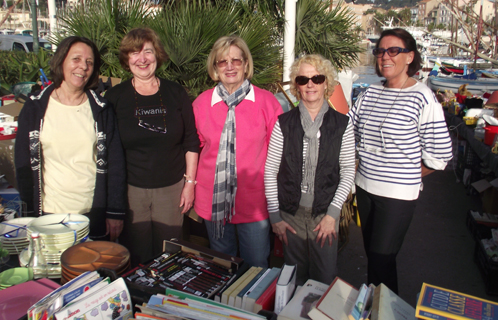 Les bénévoles du Kiwanis club Sanary-Le Beausset Joséphine-Baker.