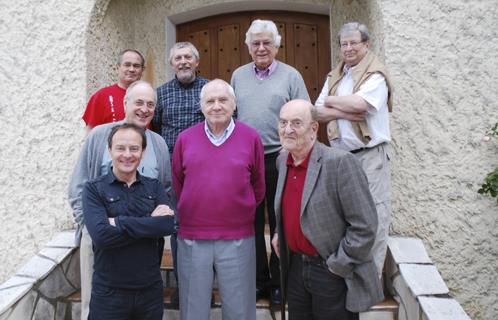 Claude Lemoine avec les talentueux musiciens du Sidney Bechet Memory All Stars.