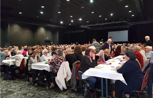 La salle était pleine! 