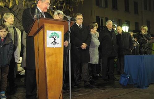 Robert Bénéventi présentant ses vœux