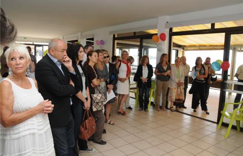 Les invités à cette inauguration ont apprécié les installations 