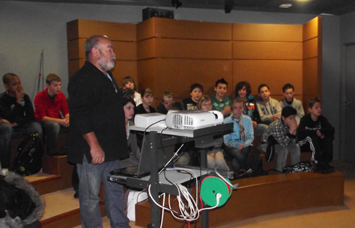 Henri Cosquer a donné une conférence passionnante avec un diaporama fascinant.