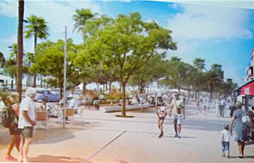 Photo-montage du futur quai de Gaulle avec sa grande promenade (repro DR)