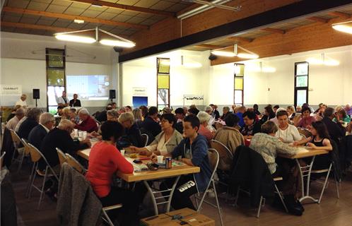 La salle polyvalente de la Guicharde fait son plein