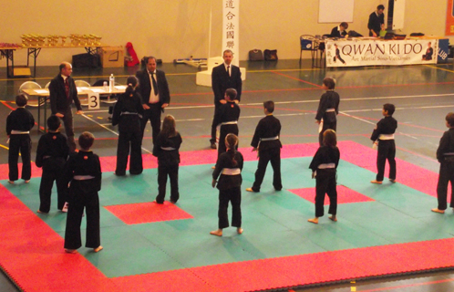 La compétition s'est déroulée toute la journée de dimanche au gymnase Brunel.