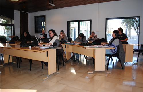 Séance de formation pour les agents recenseurs