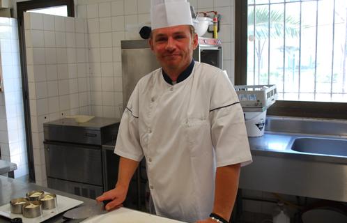 Nicolas Roland, gérant et cuisinier.