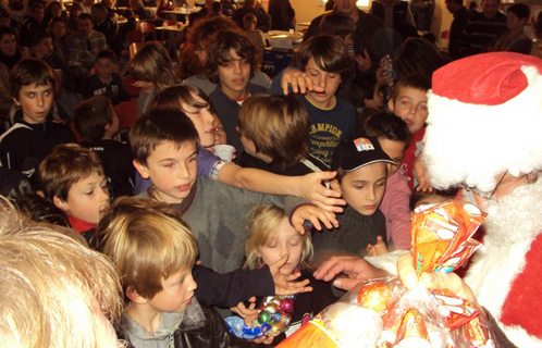 C'était la fête pour les jeunes du Rugby club du pays six-fournais.