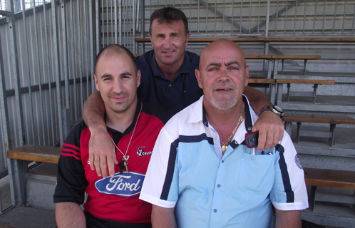 Tout va bien pour le Rugby club six-fournais: de gauche à droite:  Julien Dominici, Frédéric Héméry et Pierre-Yves Prolhac. 
