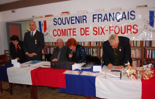 Assemblée générale du comité de Six-Fours du Souvenir Français.