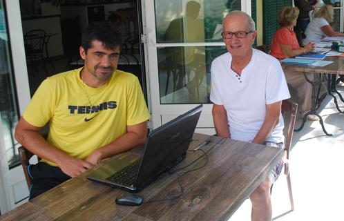 Stéphane Calabrèse et Maurice Fernandes.