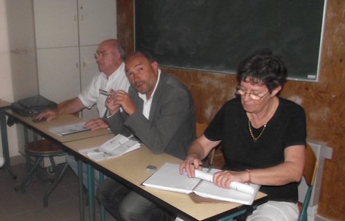 Le président Jean-Yves Perrette a présenté le rapport moral devant une quinzaine d'adhérents.