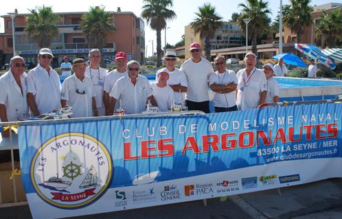 Le président et toute l'équipe des Argonautes.