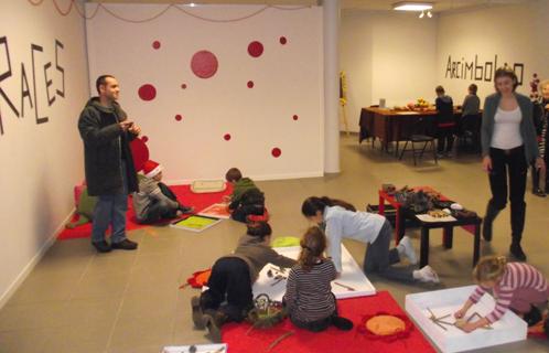 A l'espace Saint-Nazaire découverte du mandala.