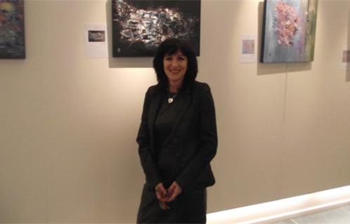 Françoise Bellanger  effectuait son vernissage vendredi soir.