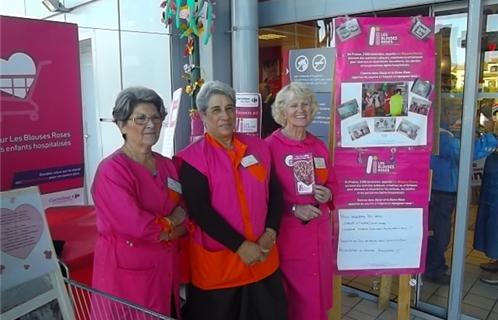 Monique, Jacqueline et Michèle ne comptent pas leur temps pour aider ceux qui souffrent.