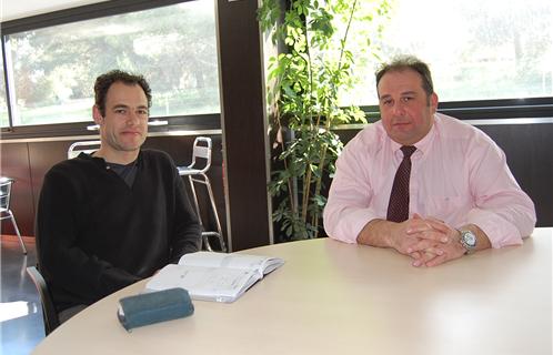 Samuel Toumi (à gauche) et Patrick Perez, deux des locomotives du club 