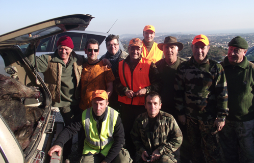 Les chasseurs ont bien travaillé mercredi avec six sangliers abattus.