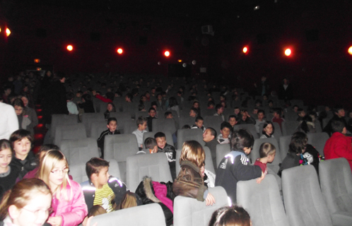 Cinéma de Noël pour les enfants.