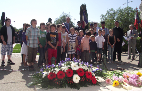 Les enfants de la commune associés au devoir de mémoire.