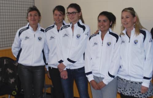 Les féminines du TCM de Carredon joueront pour une montée en Nationale 4 dimanche 9 juin.