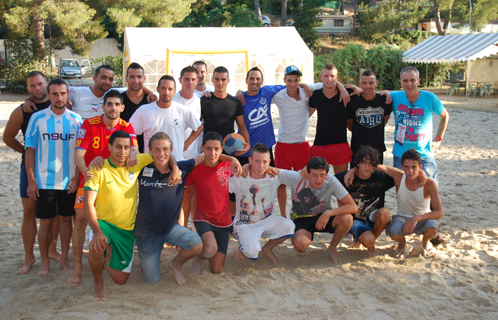 Des jeunes de l'Odel Var ont pu rencontrer des joueurs de Sanary U.S évoluant en PHA.