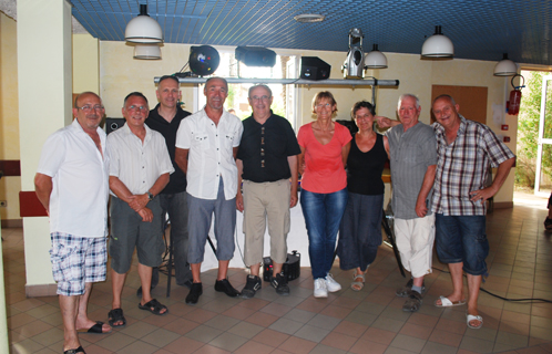 L'encadrement des JSP avec les fidèles du CCFF.