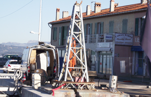 Bien qu'amoindrie, cette grue Bruscaine n'a pas fini de faire parler d'elle.