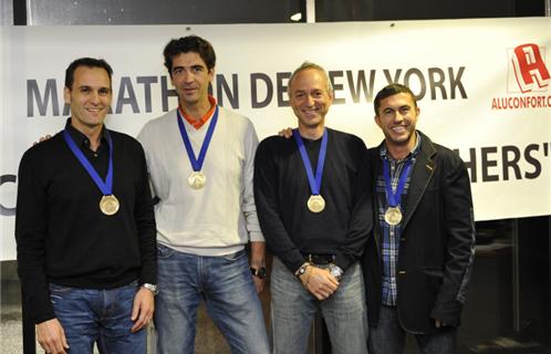 De gauche à droite : Pascal Perez, Alexandre Blanc, Jean-Luc Pioppa et Christophe Maria.
