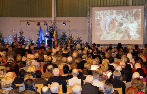 Jean-Sébastien Vialatte avait adressé ses voeux à la population vendredi soir à la Halle du Verger