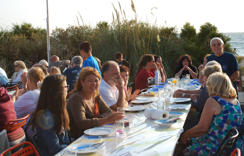 Un repas d'ouverture de saison convivial.