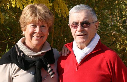 Michel Babonneau et Annick Cros.