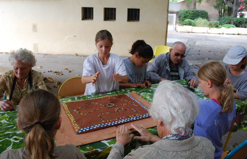 Rencontre intergénérationnelle à Portissol.