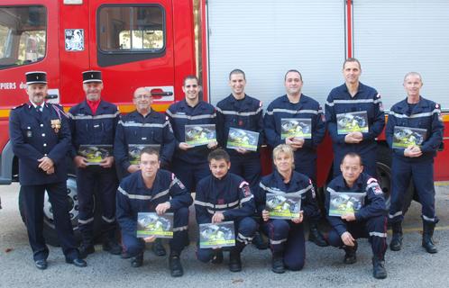 Les sapeurs-pompiers vont débuter la distribution des calendriers à Sanary.