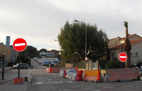 L'Avenue du Mail en travaux jusqu'au mois d'avril.