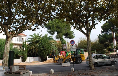 Les travaux seront terminés d'ici la semaine prochaine.