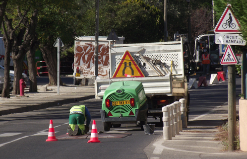 Les aménagements ont débuté avenue Audibert.