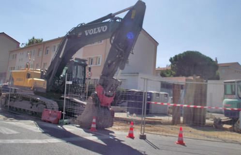 Les travaux ont repris de plus belle au niveau du quartier Bouillibaye.