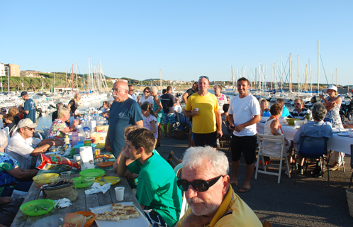 C'était la fête de la plaisance à la Coudoulière. Une idée de la capitainerie de la Coudoulière.