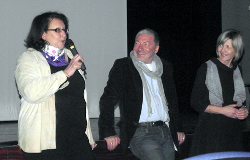 Dominique Ducasse, Stéphane Correa et Mireille Vercellino étaient à la salle Daudet vendredi soir.