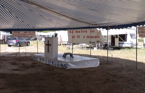 Occupation de gens du voyage à la Pinède du Colombet