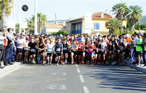 Départ de la course en 2015