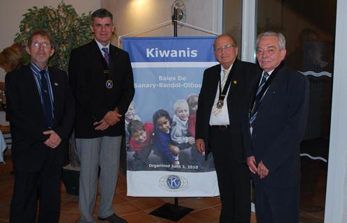 La nouvelle équipe du Kiwanis de Sanary-Bandol-Ollioules.