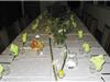  Une table Feng-shui: verte et blanche en signe de santé et de bien-être