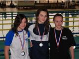 Trois podiums pour les ondines de l'A.S. Cachalots